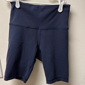 Lululemon Wunder train biker shorts